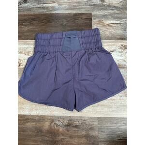 Free People Movement Women's The Way Home Activewear Shorts, Deep Sea, Small